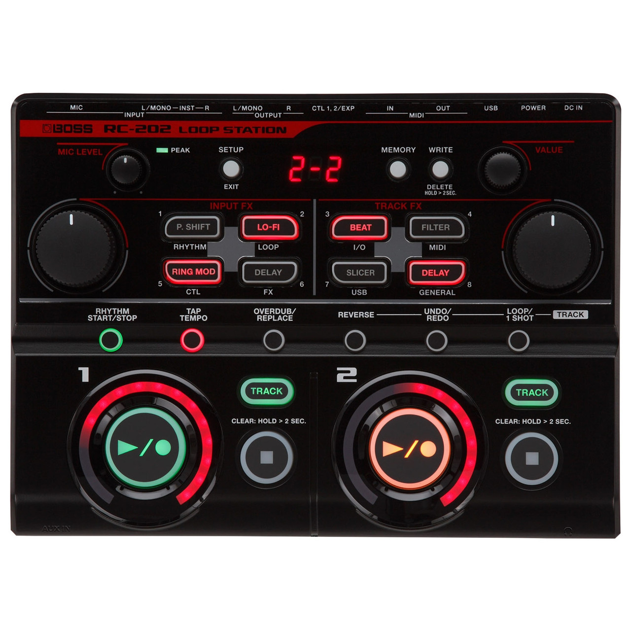 BOSS RC-202 Loop Station Compact Performance Controller - Ted 