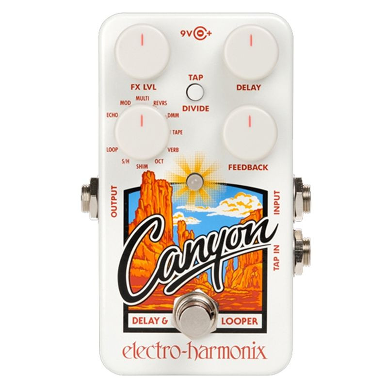 Electro-Harmonix Canyon ディレイ＆ルーパー Electro-Harmonix Canyon Delay and Looper Pedal - Ted Brown Music