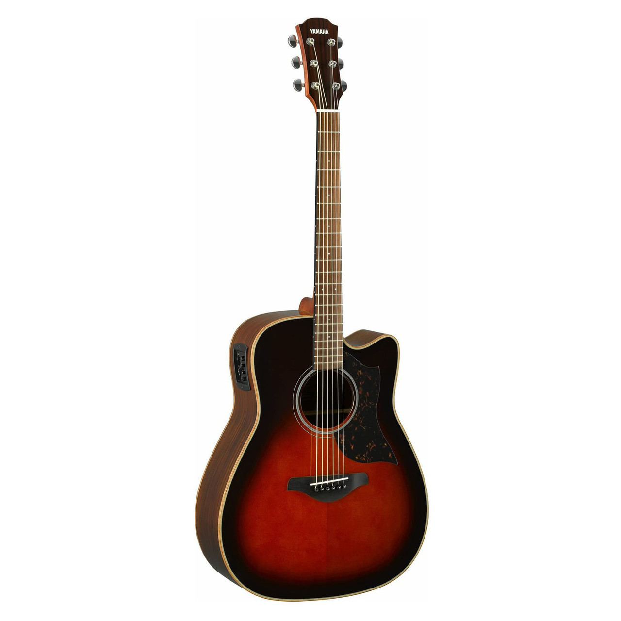 Yamaha A1R 6-String Dreadnought Acoustic Electric Guitar - Tobacco
