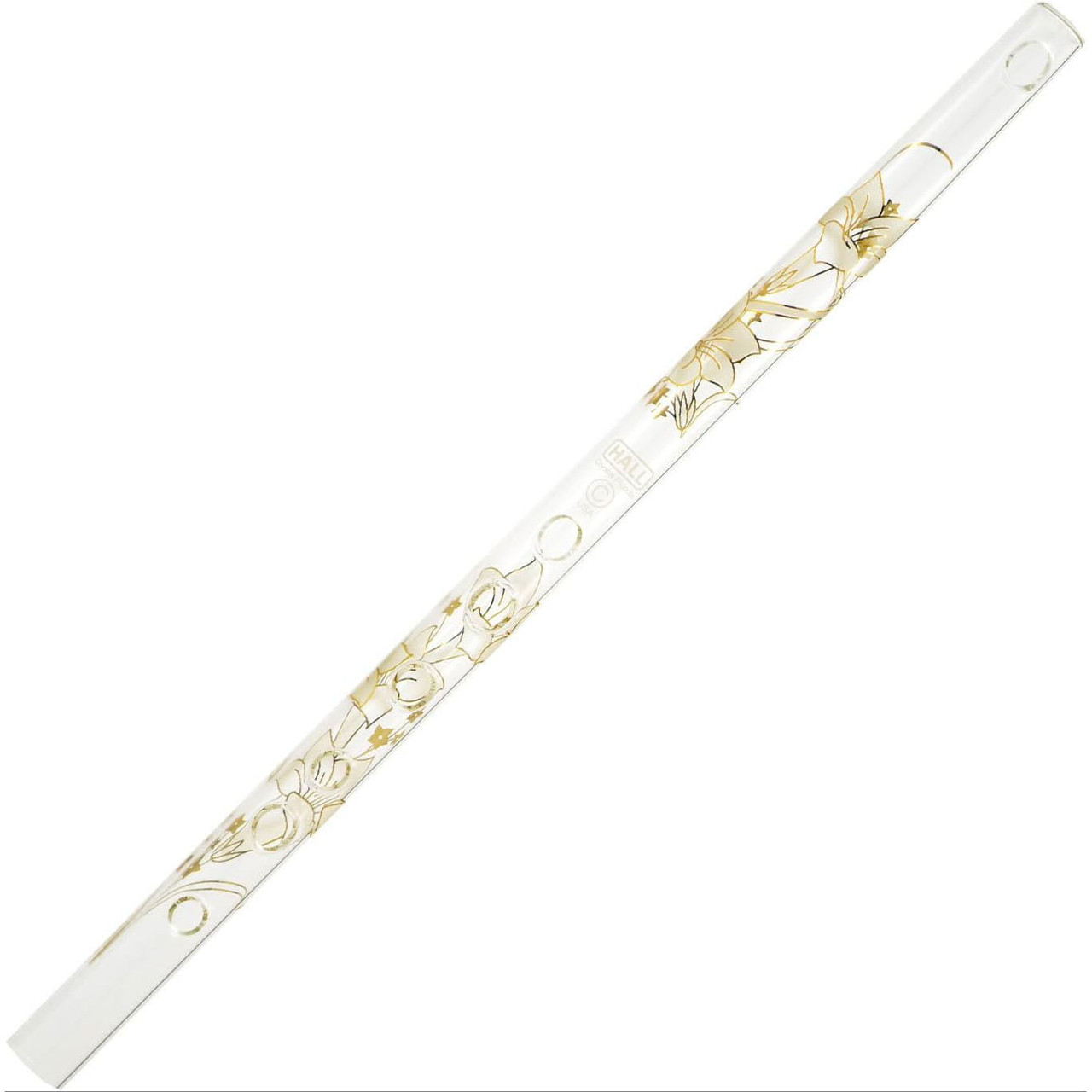 HALL CRYSTAL FLUTES ピッコロinC ホワイトリリー Hall Crystal Glass Flute - #11201 C Piccolo - White Lily - Ted