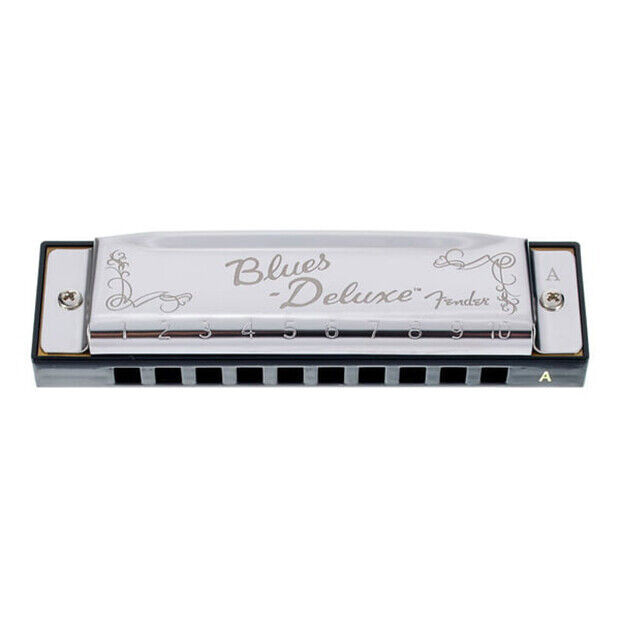 Fender Blues Deluxe Harmonica Pack - 7 Key Set with Case - Ted