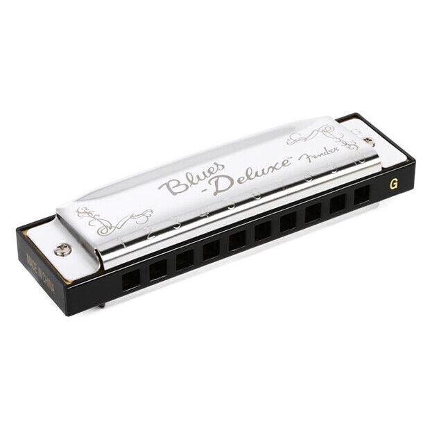 Fender Blues Deluxe Harmonica Pack - 7 Key Set with Case - Ted