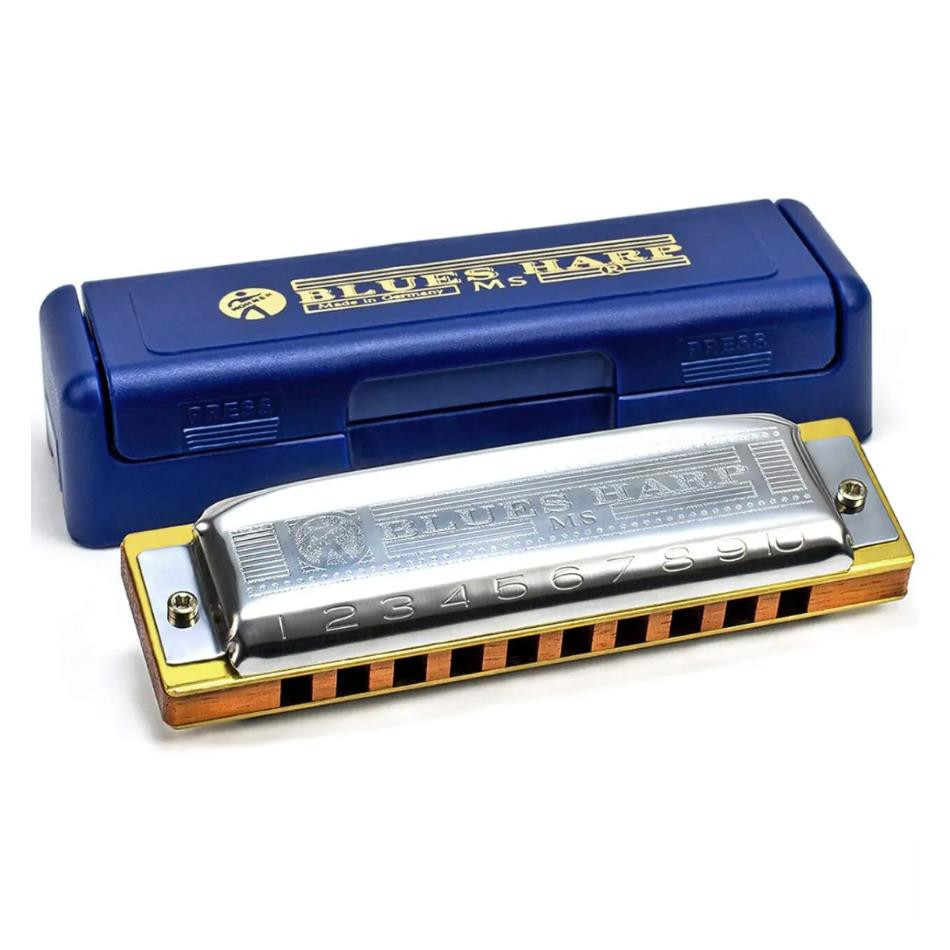 Hohner MS Series Blues Harp Harmonica - Key of A - Ted Brown Music