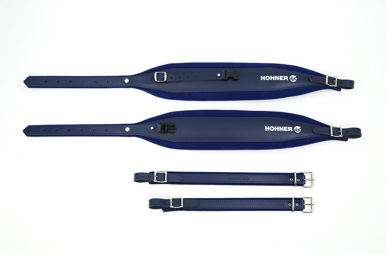 Hohner ACC18 Italian Leather and Velour Accordion Shoulder Straps