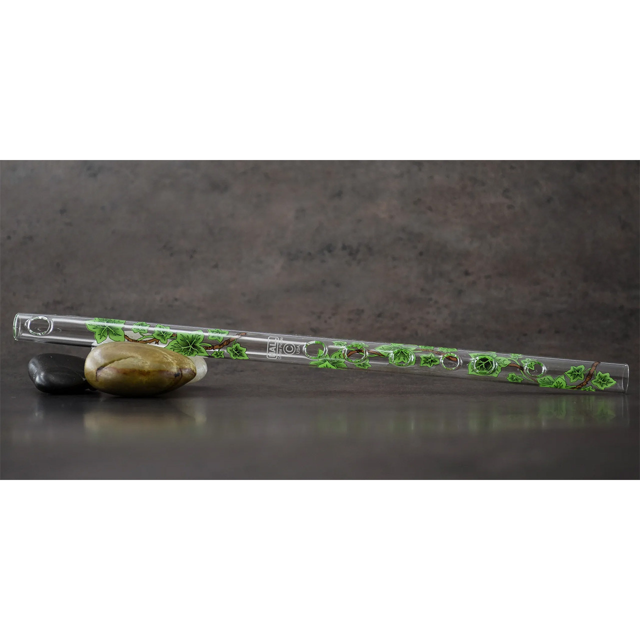 Hall Crystal Glass Flute - #11204 C Piccolo - Green Ivy - Ted