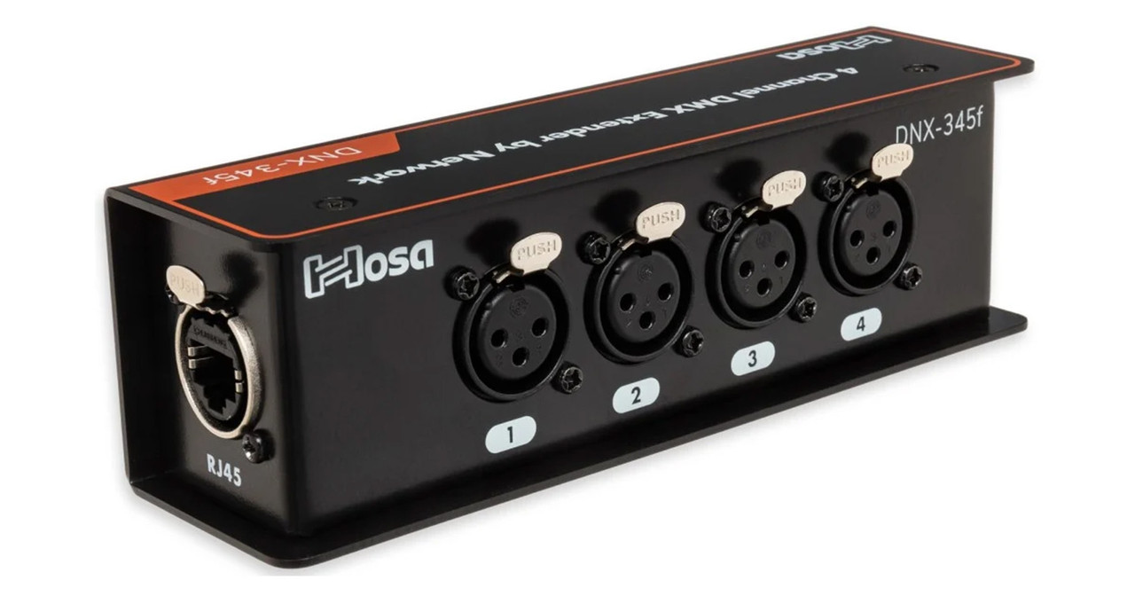 Hosa DNX-345F DMX, AES, or Analog Audio Female XLR Cat5 Extender