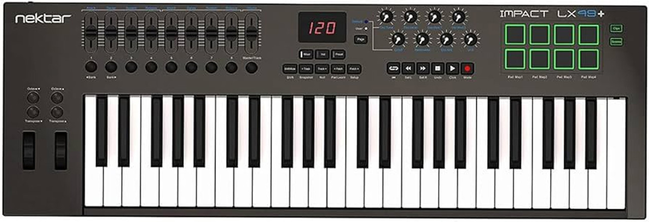 Nectar Impact LX49+ MIDIキーボード Amazon.com: Nektar Impact LX49+ USB MIDI Controller Keyboard