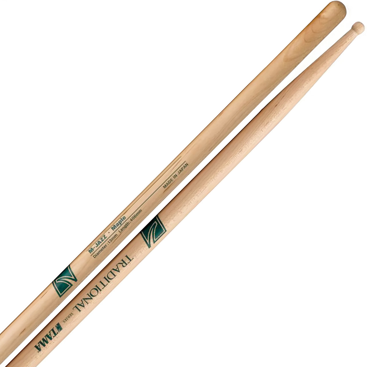 Tama ダワキンスティック Tama Traditional M-Jazz Maple Drumsticks - Jazz Tip - Ted Brown