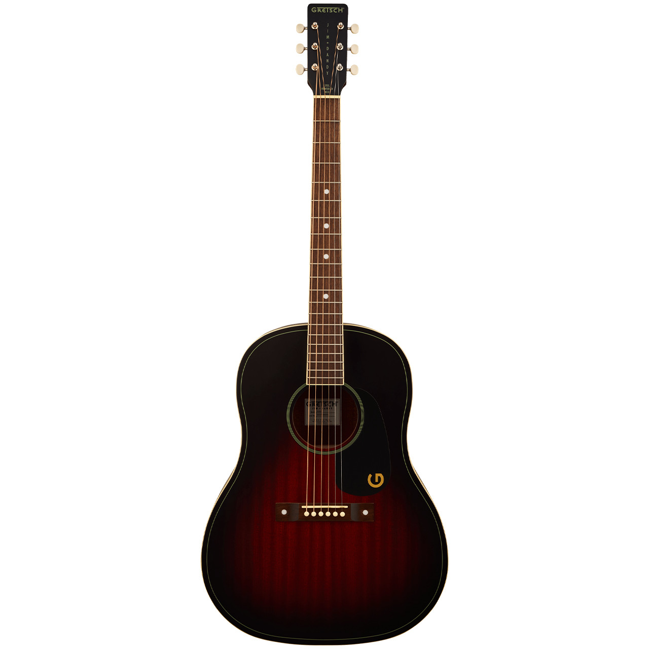 Gretsch Jim Dandy Dreadnought Acoustic Guitar - Deep Cherry Burst