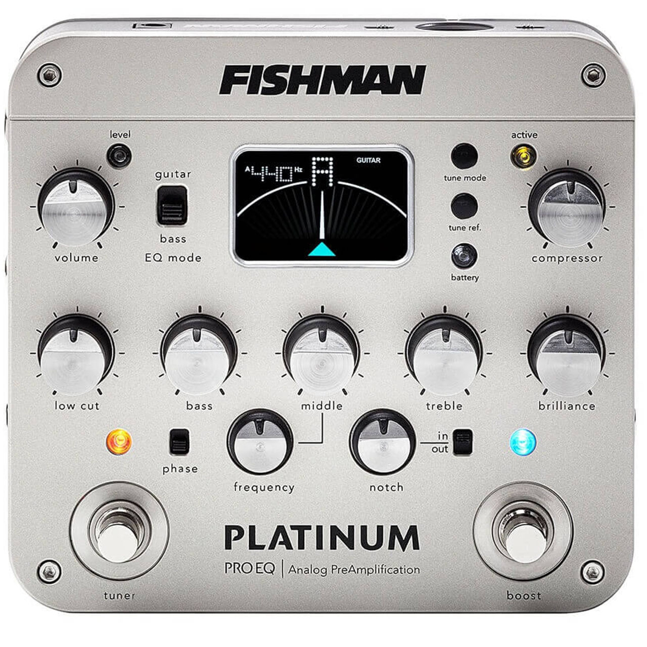 Fishman Platinum Pro EQ/DI Analog Preamp Pedal - Ted Brown Music