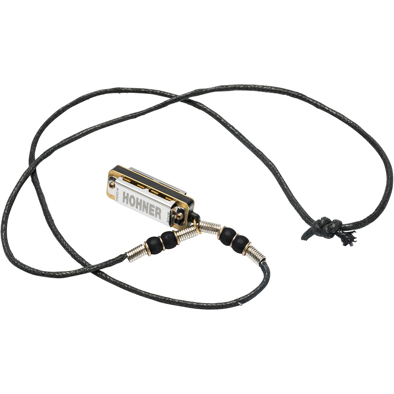YAMAHA MINI HARMONICA ペンダント・キーホルダ　6点セット Hohner 38N Mini Harmonica Necklace with Beads - Ted Brown Music