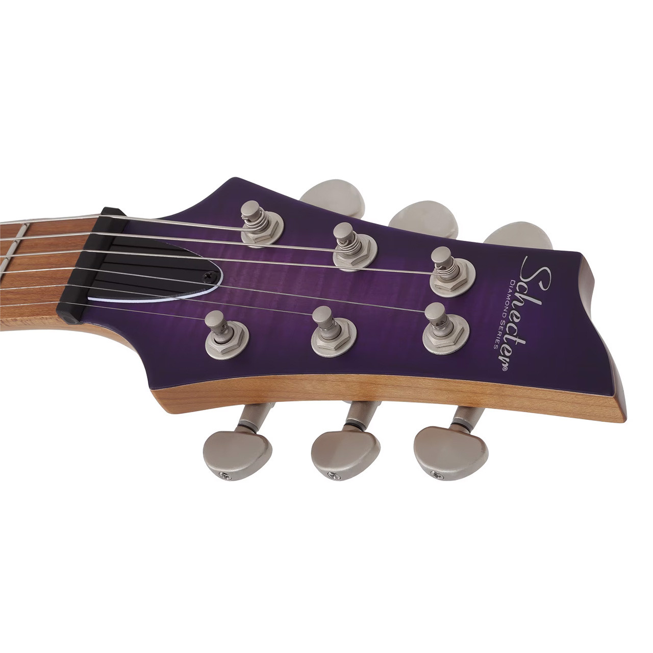 Schecter C-1 Standard Plus Electric Guitar - Transparent Purple