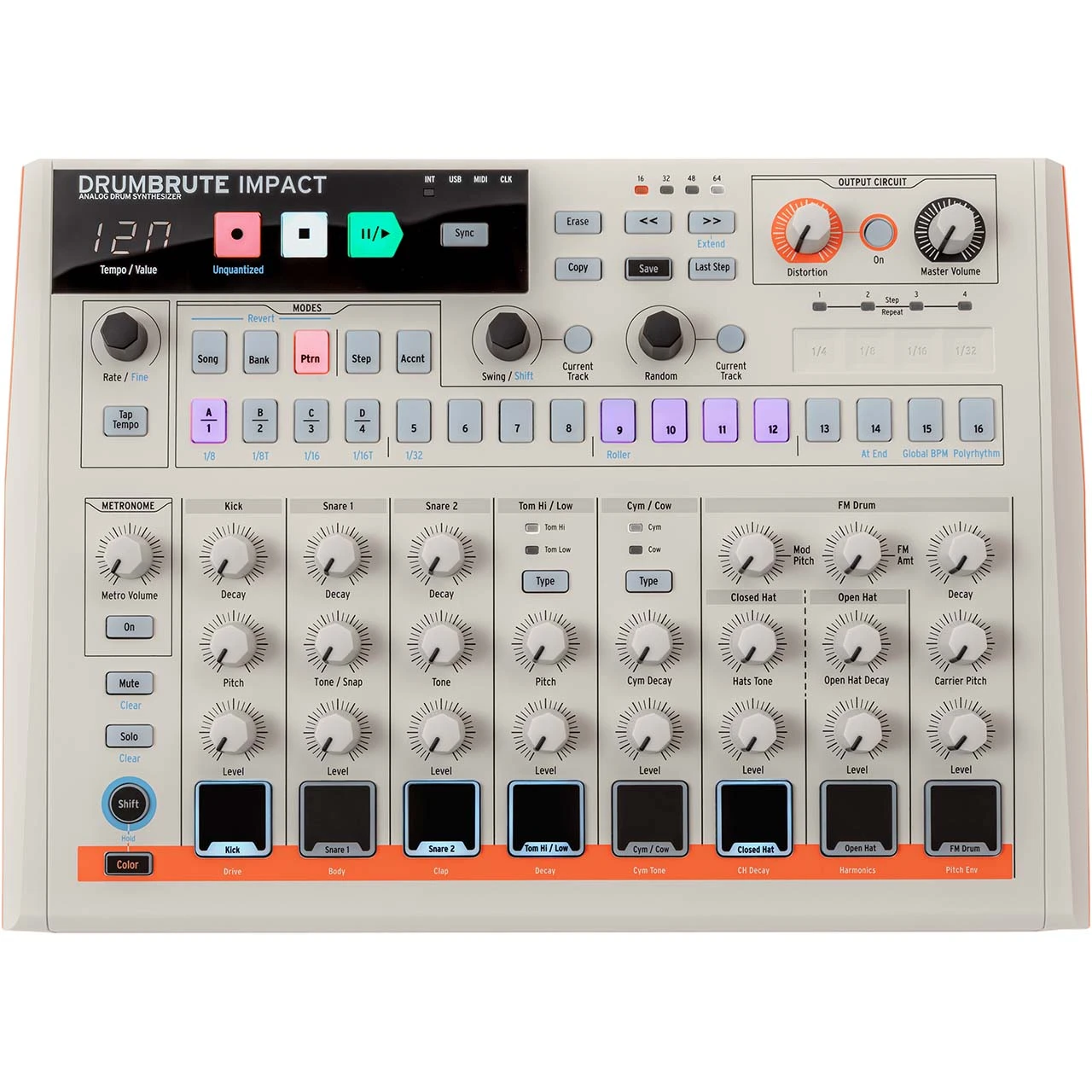 ARTURIA DRUMBRUTE 販売完了品 VOXケーブル付き Arturia Limited Edition DrumBrute Impact 1984 Analog Drum Machine