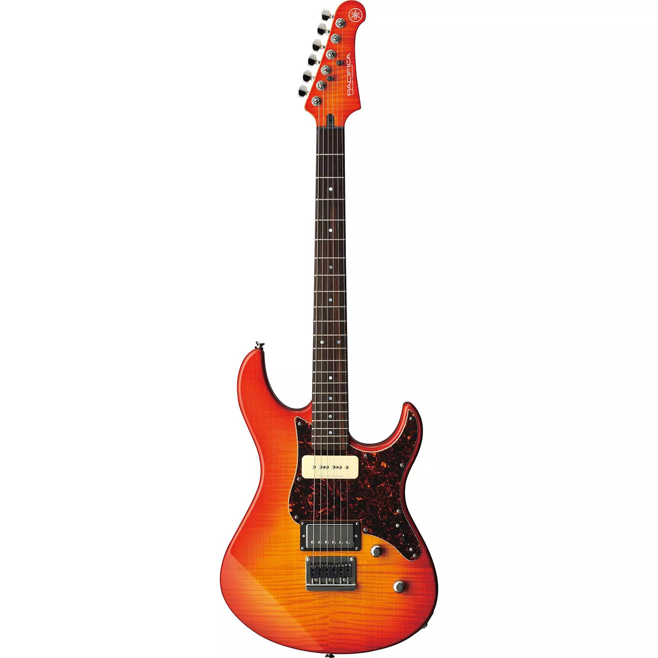 Yamaha PAC611HFM Pacifica Electric Guitar - Light Amber Burst