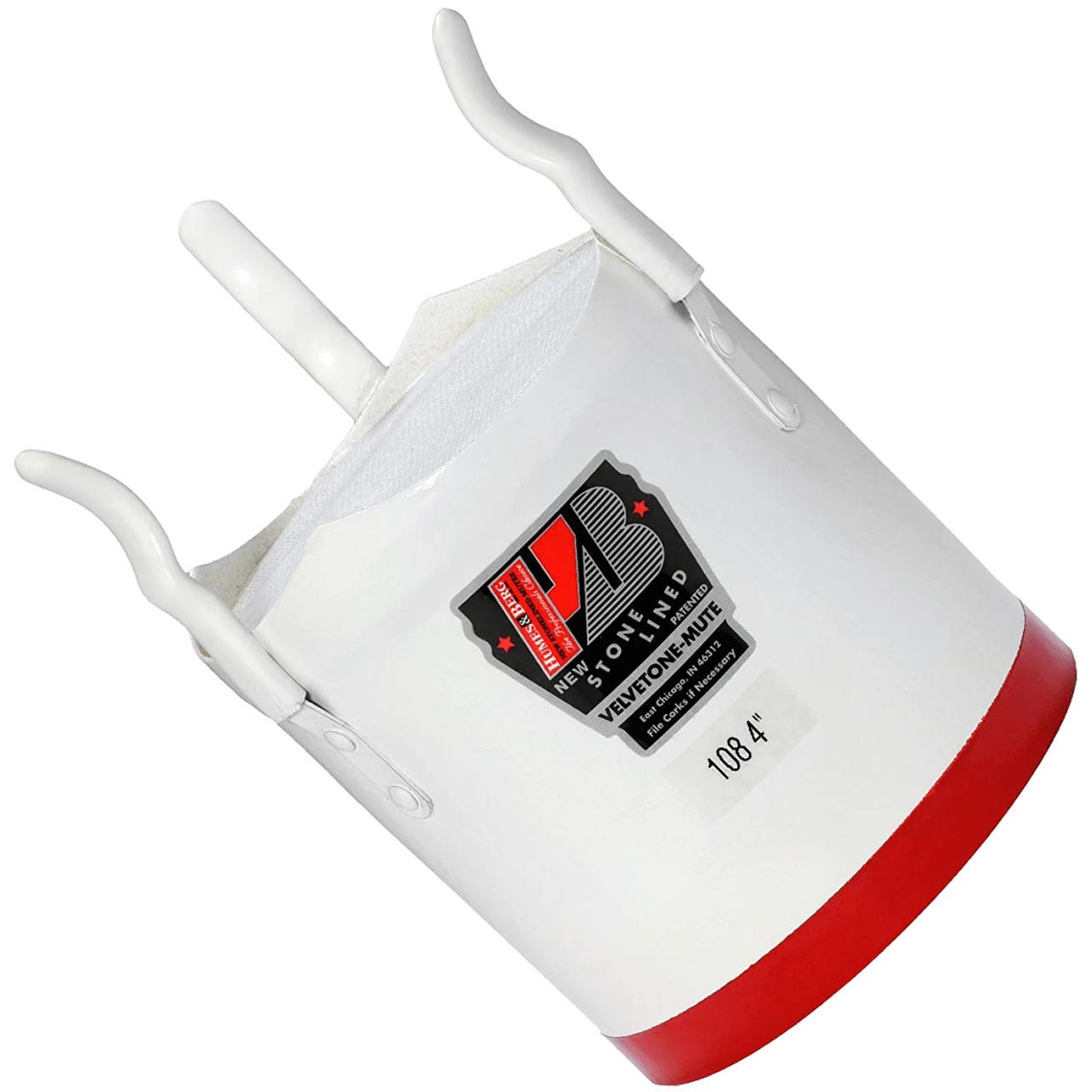 Humes & Berg 108 Stonelined Velvetone Trumpet Bucket Mute - 4-Inch