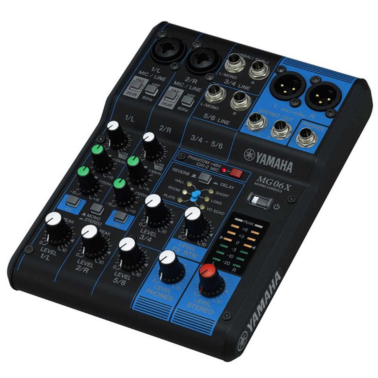 DJ機材 YAMAHA MG06x Yamaha MG06X 6-Input MG Series Compact Mixer with SPX