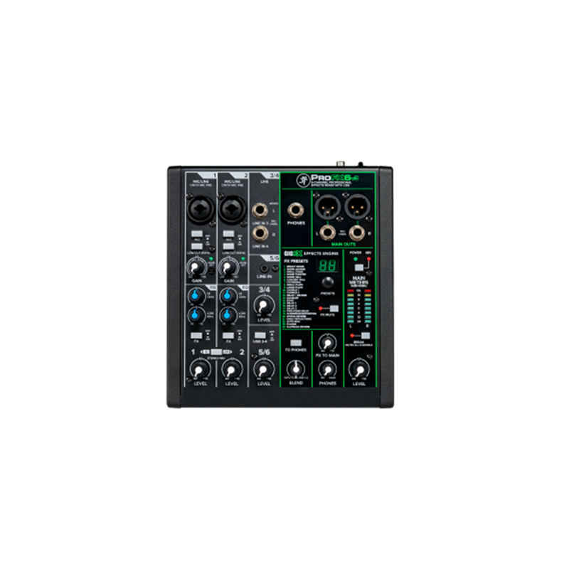 Mackie ProFX6v3 Effects Mixer - Ted Brown Music Company