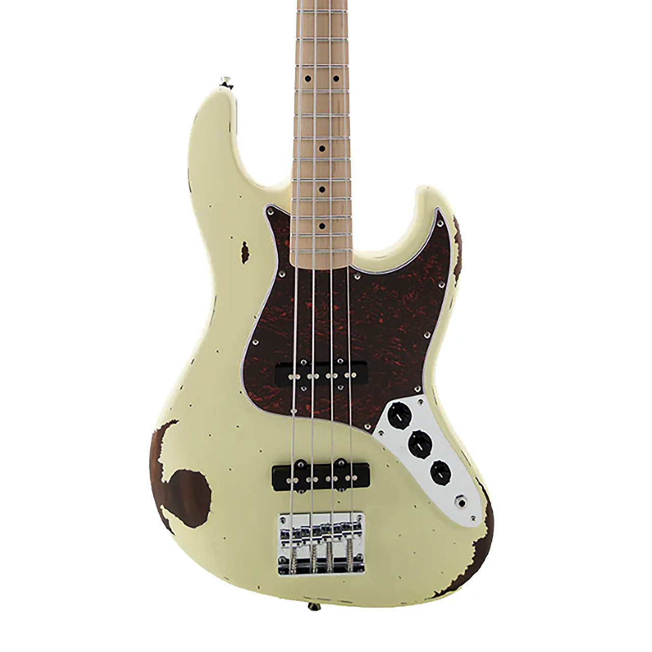Tagima TB-73 Antique Series 4-String Electric Bass - Vintage White