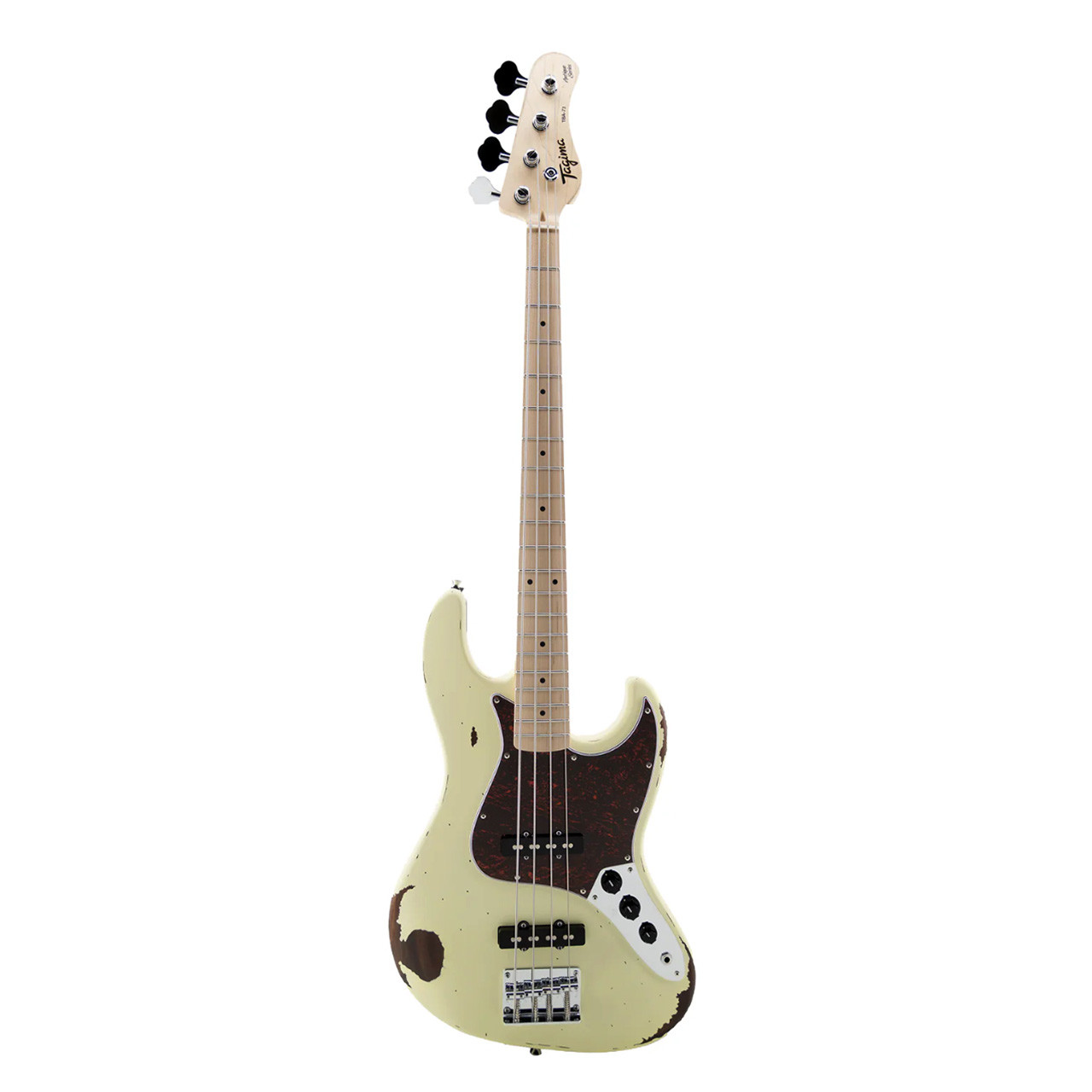 Tagima TB-73 Antique Series 4-String Electric Bass - Vintage White
