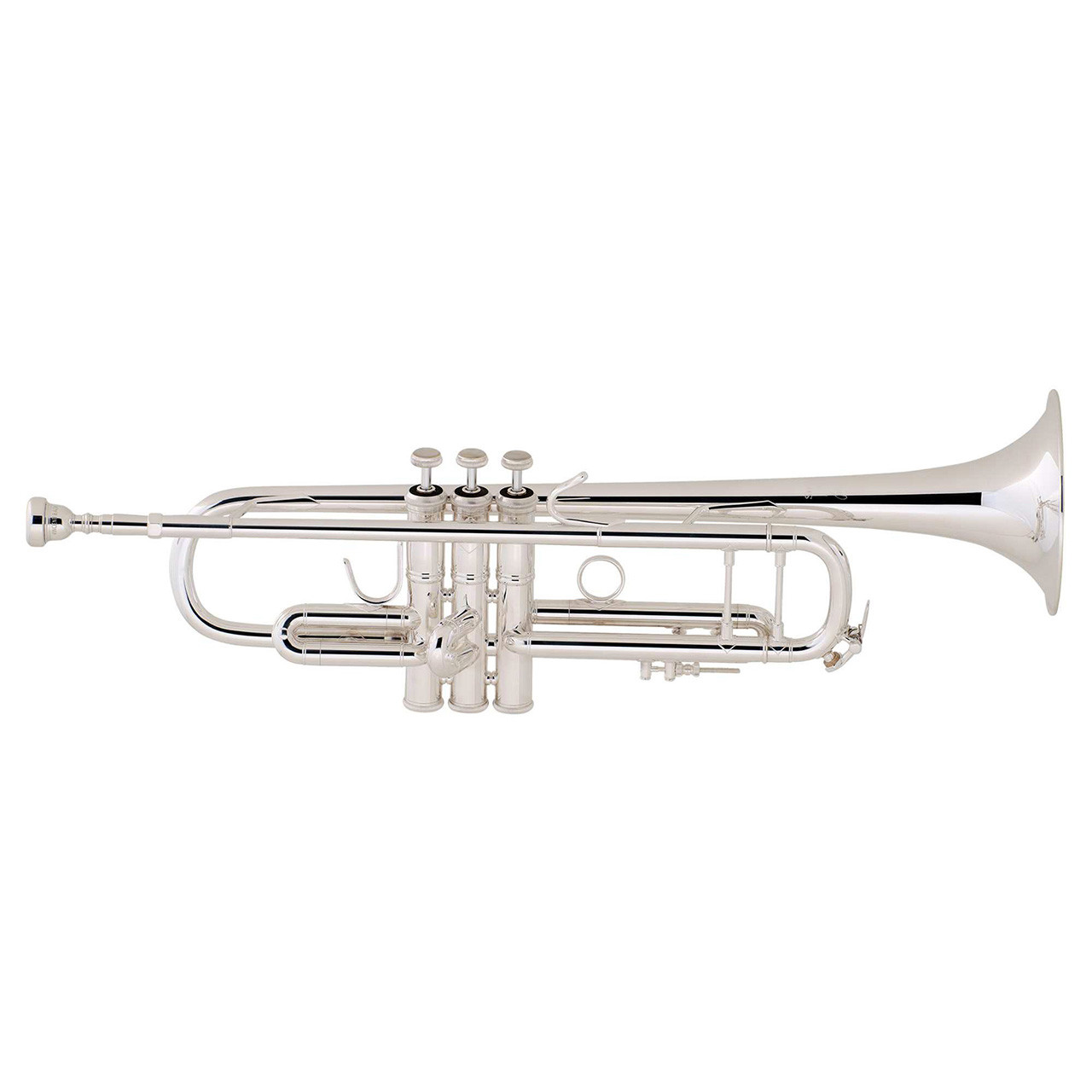 管楽器・吹奏楽器 Bach 180ML37/25 GL Stradivarius Bach Stradivarius 180S37 Professional Bb Trumpet - Silver Plated