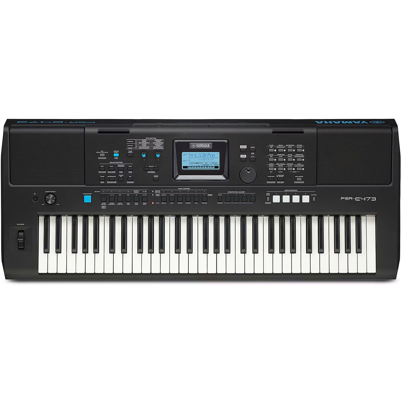 Yamaha PSR-E473 61-Key Touch-Sensitive Portable Keyboard - Ted