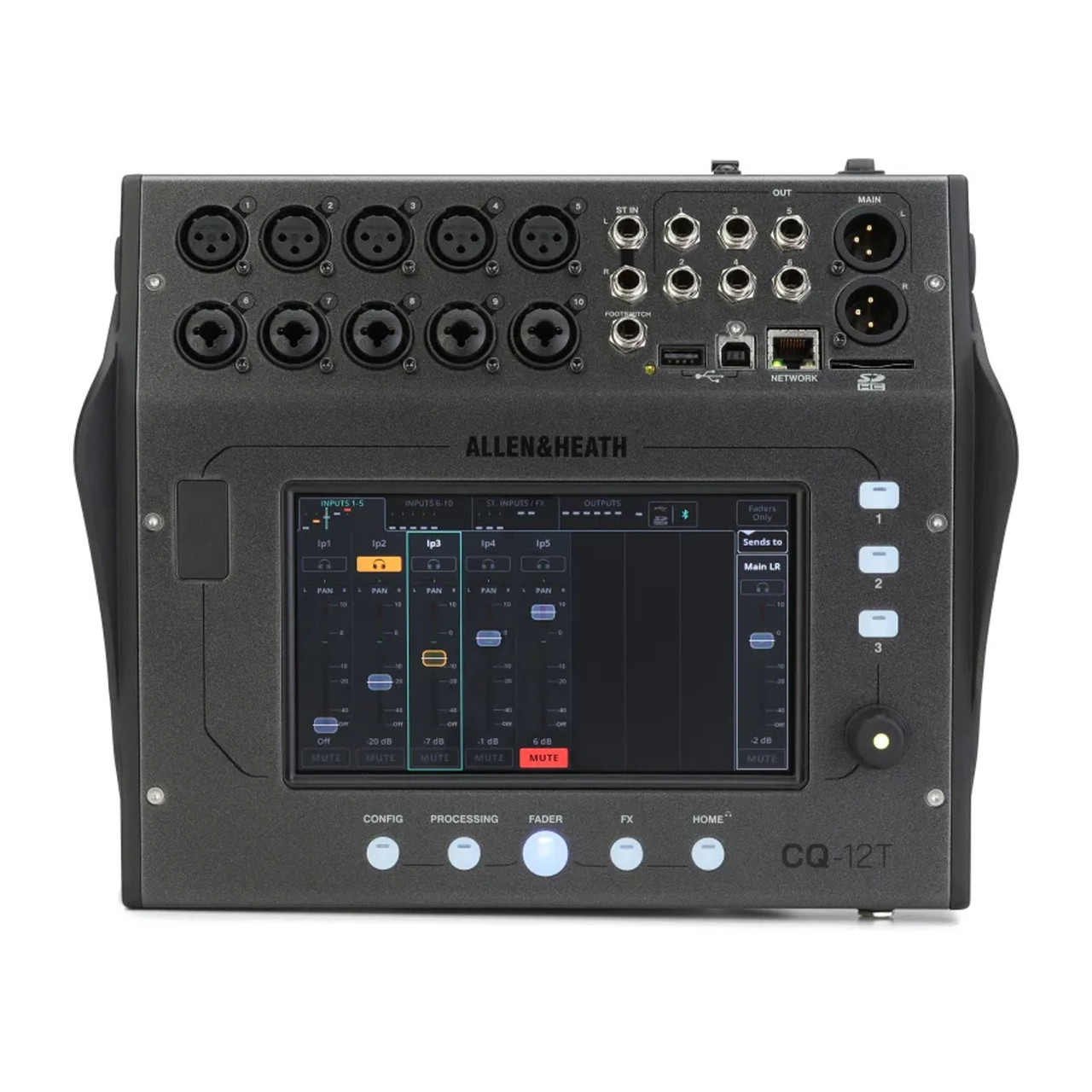 CQ出版社　CUBE TUNER Allen & Heath CQ-12T 10 Channel Digital Mixer - Ted Brown Music