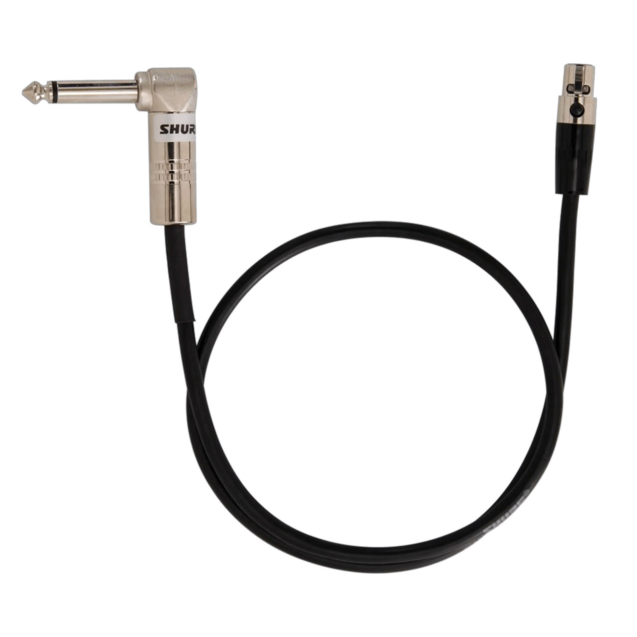 Shure Instrument Cable Right-Angle 1/4 Inch to 4-pin WA304 - Ted