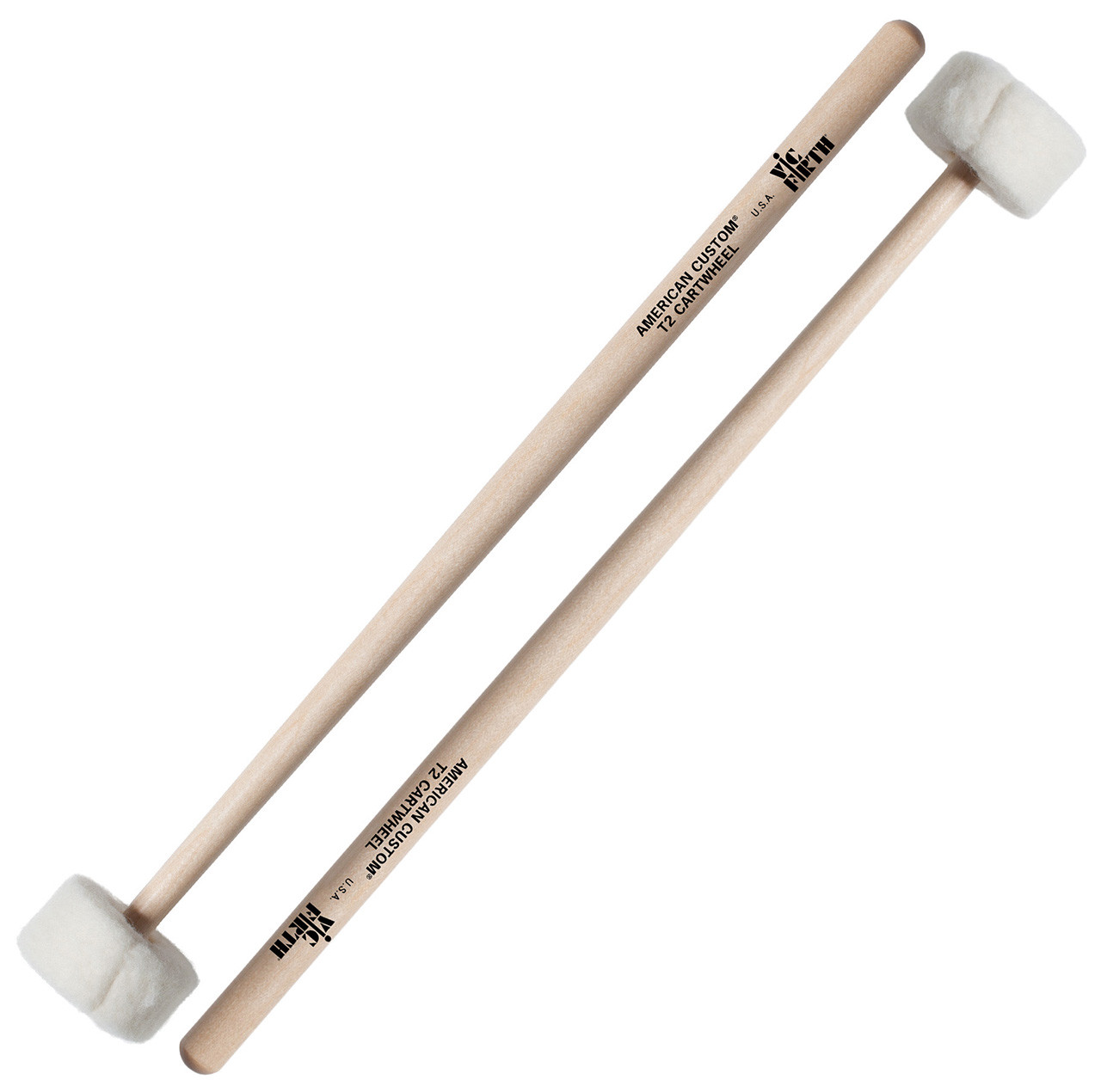 Vic Firth American Custom Timpani Mallets - T2 Cartwheel - Ted