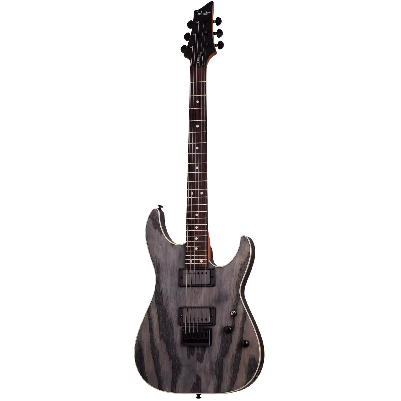 Schecter C-1 Standard Electric Guitar - Charcoal Satin - Ted Brown