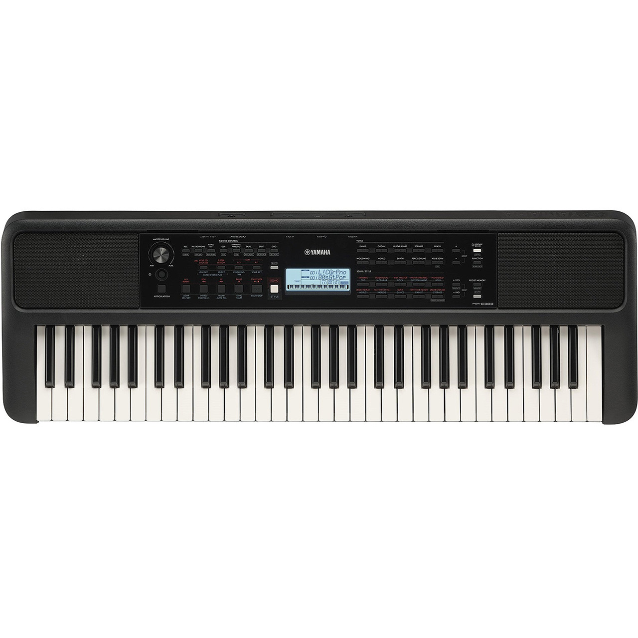 Yamaha PSR-E383 61-Key Intermediate Portable Keyboard - Ted Brown