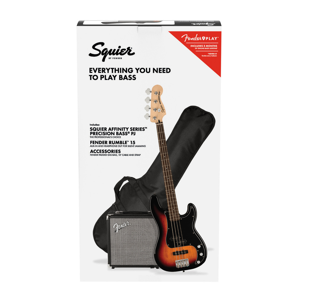 Squier Affinity Series Precision Bass PJ Pack - Ted Brown Music