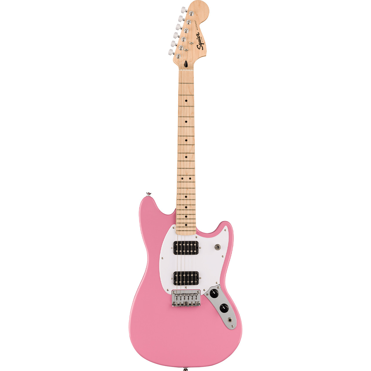 Squier Sonic Mustang HH Electric Guitar - Flash Pink, Maple