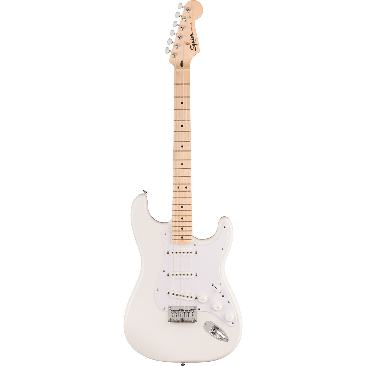 ギター Squire by fender stratocaster mod white Squier Sonic Stratocaster HT Electric Guitar - Arctic White - Ted