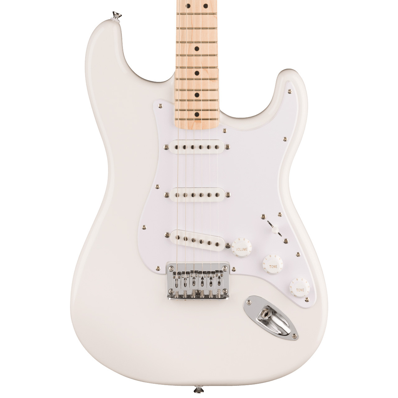 Squier Sonic Stratocaster HT Electric Guitar - Arctic White - Ted