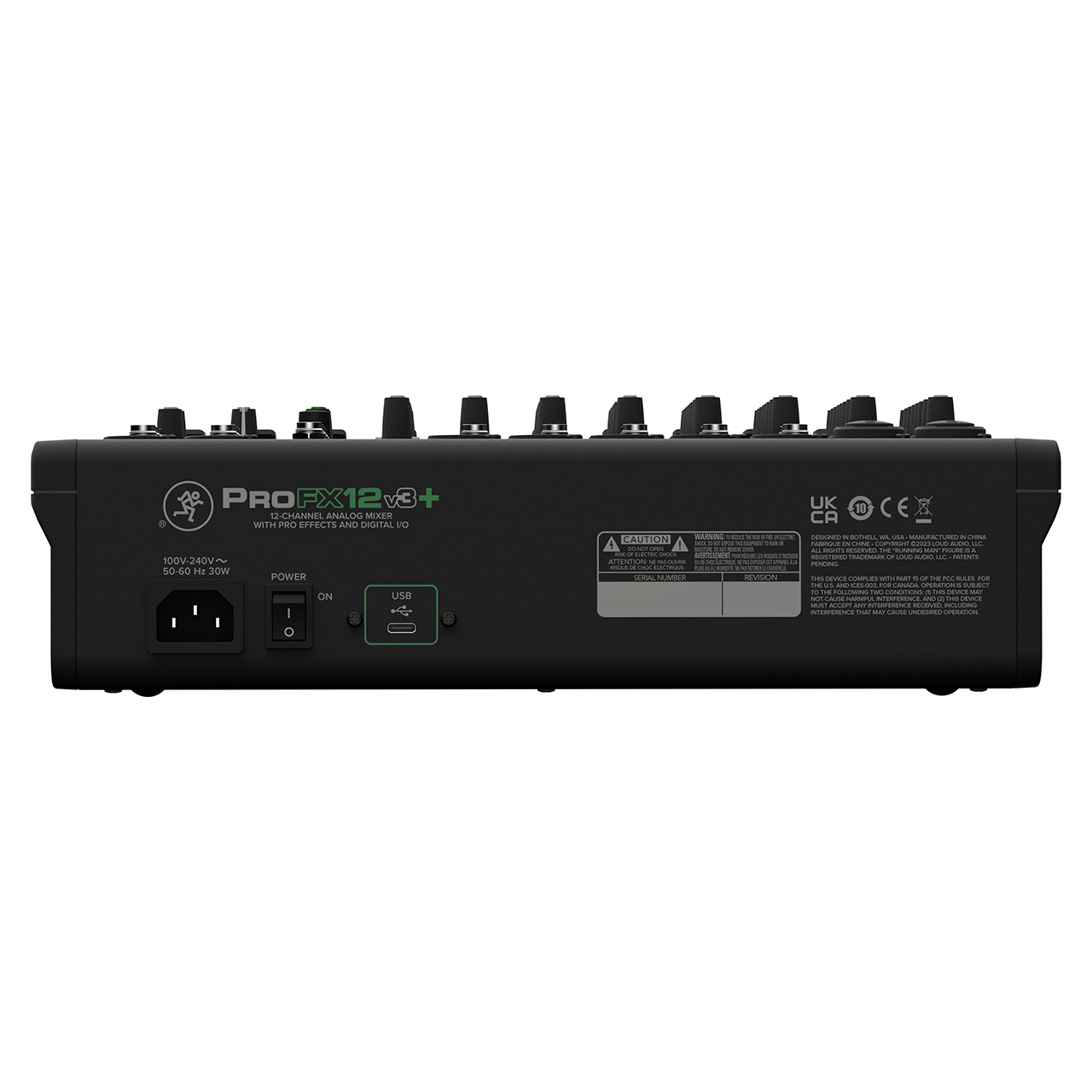Mackie ProFX12v3+ 12-channel Analog Mixer with FX and Bluetooth