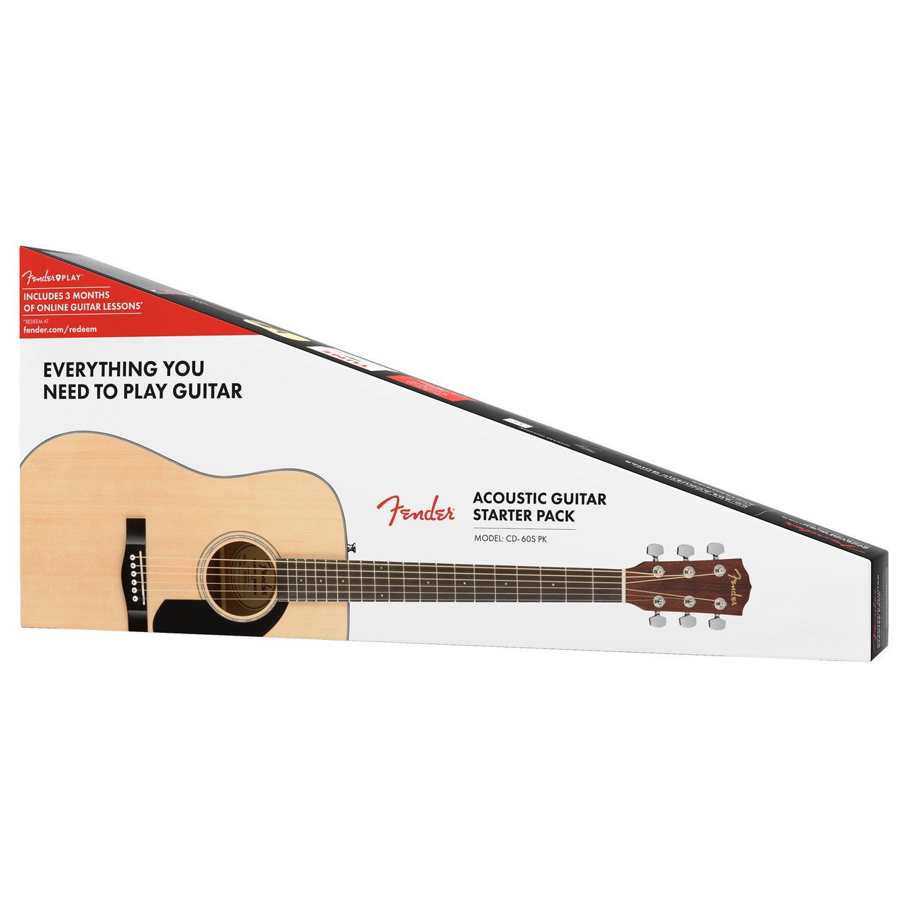 Fender CD-60S Dreadnought v2 Acoustic Guitar Pack - Ted Brown