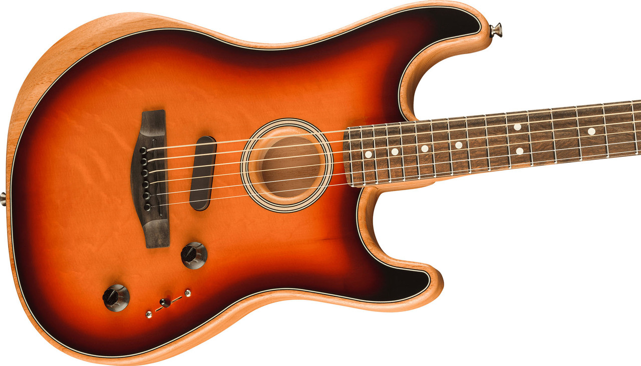 Fender Acoustasonic Stratocaster Acoustic Electric Guitar - Ted