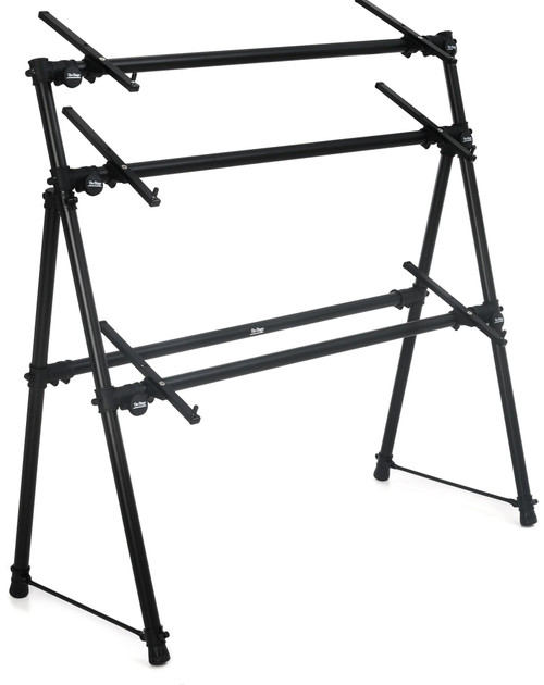 On-Stage KS7292 Double-X Ergo Lok Keyboard Stand with 2nd Tier