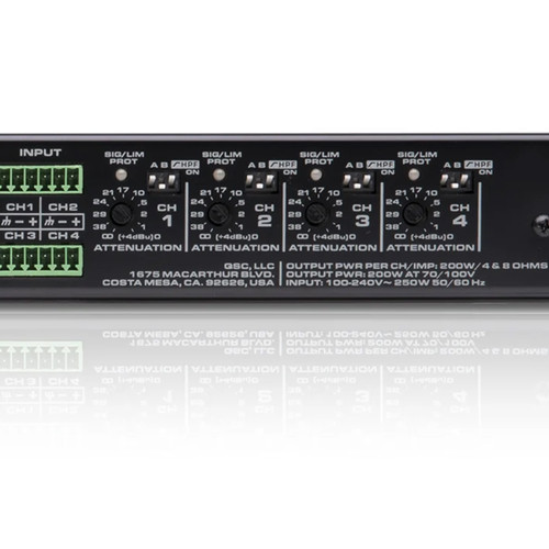 QSC GX3 425W 2-Channel Power Amplifier - Ted Brown Music Company