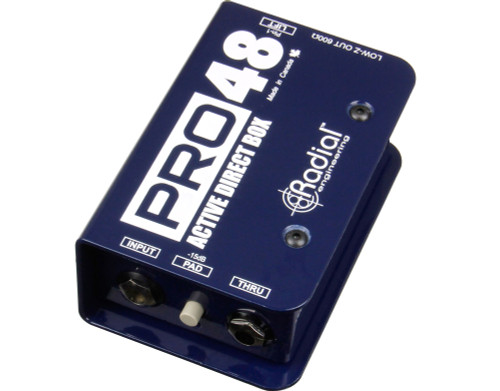 Radial JDI Jensen-Equipped 1-Channel Passive Instrument Direct Box