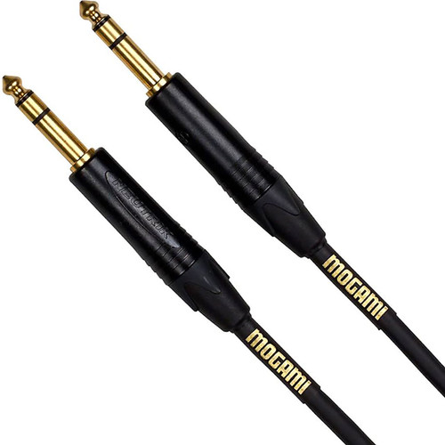 Mogami Gold 1/4" TRS-TRS High-Definition Audio Cable - 6ft Mogami Gold 1/4" TRS-TRS High-Definition Audio Cable - 6ft