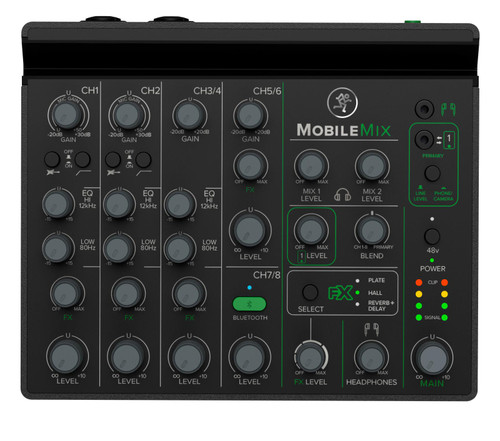 Mackie Onyx8 8-Channel Analog Mixer with FX and Multi-Track USB
