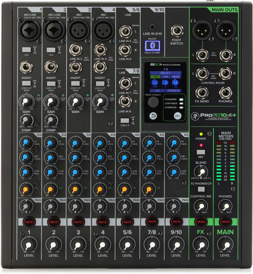 Mackie Onyx12 12-Channel Analog Mixer with Multi-Track USB - Ted