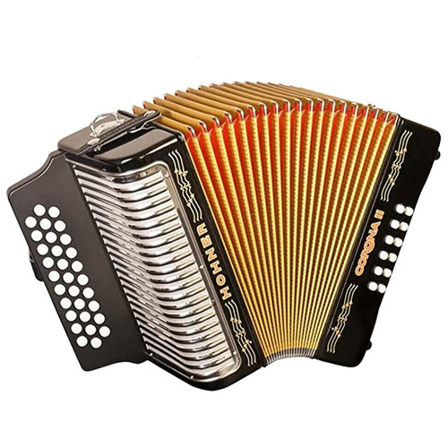 Hohner Corona II Diatonic Button Accordion - Ted Brown Music Company