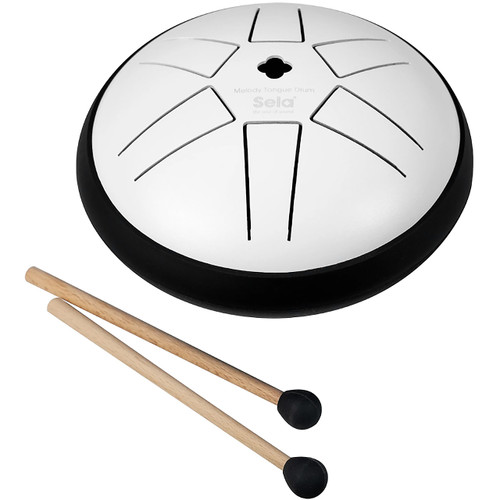 Sela Melody Tongue Drum - 5.5" B Major Pentatonic - White