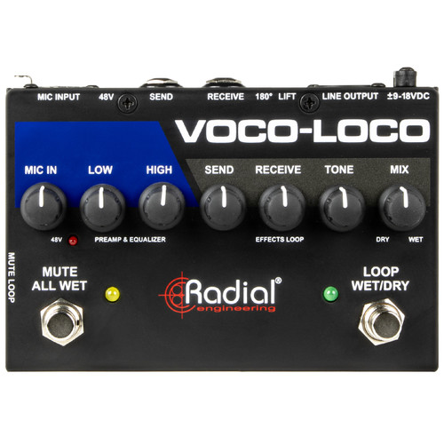 Radial Voco-Loco Mk2 Microphone Effects Switcher