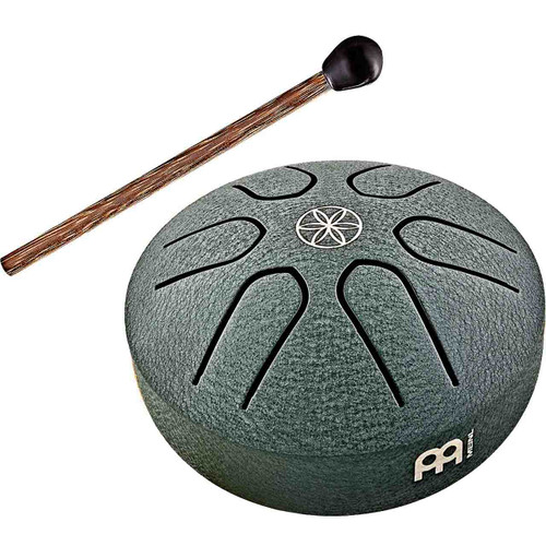 Meinl Sonic Energy 3" A Major Pocket Steel Tongue Drum - Dark Green
