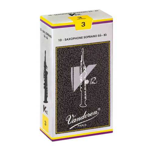 Vandoren SR60 - V12 Soprano Saxophone Reeds - Box of 10