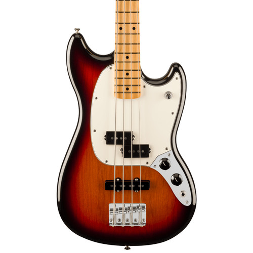 Fender Player II Mustang Bass PJ - 3-Color Sunburst with Maple Fingerboard