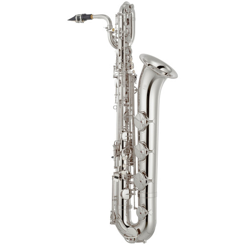 Yamaha YBS-480S Intermediate Baritone Saxophone - Silver Plated